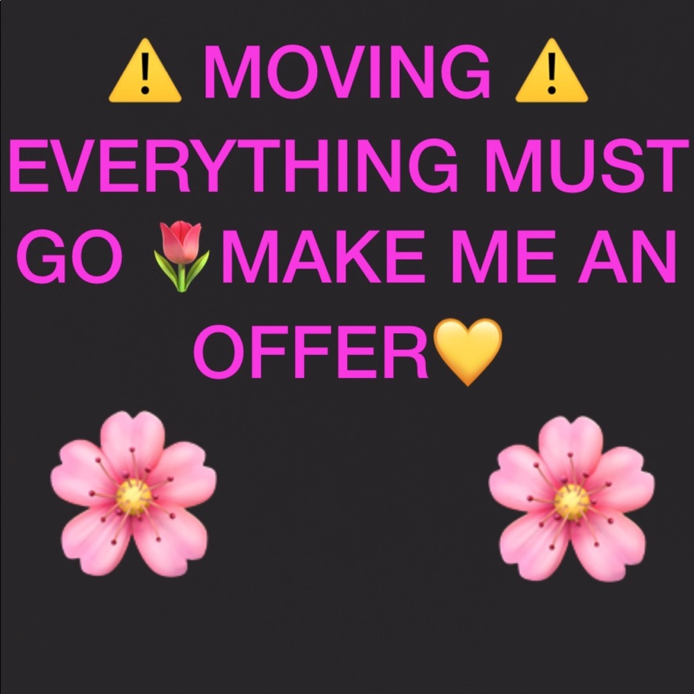 Moving Sale make me an offer